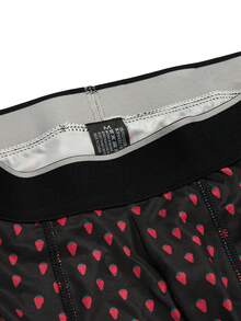 Men Fruit Print Trunks Underwear, Fashionable For Summer - Black - View 3