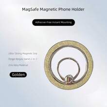 360° drehbarer Glitzer-Ring-Magnethalterung für Handys, 12-Stein Diamant, sofort an- und abnehmbar, klebefrei, Dual-Modus Griff- und Ständer-System kompatibel mit iPhone, Android Handy, Geschenk zum Geburtstag, für Familie, Freunde, Fingerring Halterung, Handygriff, Handyzubehör