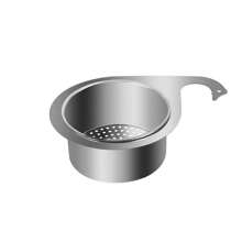1pc Stainless Steel Swan Shaped Sink Strainer, Kitchen Hanging Drain Rack With Dry Wet Separation, Garbage Filter Basket
