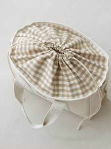 1 buc. Geantă de mămici personalizată cu șnur INS, geantă tote cu ursuleț brodat personalizată cu litere de capacitate mare, geantă de umăr ușoară și versatilă pentru mămici, geantă de mână multifuncțională de capacitate mare cu cârlig pentru cărucior, potrivită pentru uz zilnic, cadou pentru familie și prieteni, potrivită pentru Ziua Mamei, Crăciun, Festivalul Primăverii, ziua de naștere