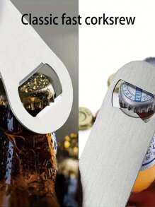 1/5/10pcs Customized Engraved Black Stainless Steel Bottle Opener, Rust-Proof, Suitable For Beer And Wine, Ideal For Parties, Weddings, Birthdays And Holidays, Great For Kitchen, Bar, Restaurant, Outdoor Activities,Wedding Essentials