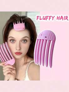 Glamorous Style 1/2 Packs Angel Themed Plastic Hair Volumizing Clips - No Feather, The Color Depth Is Random Easy Operation Hand Washable - Power-Free Root Lifting Combs For Heightened Hairstyling,Hair Clip,Hair Tools,Hair Products And Accessories For Barber Salon Beauty Travel Essentials,Back To School,Travel Holiday Essentials,Hair Accessories For Women,Hair,Travel,Hair Products,Hair Tools,Hair Stuff,Barber,Barber Accessories,Barbershop,Hairdressing Equipment - Multicolor - View 10