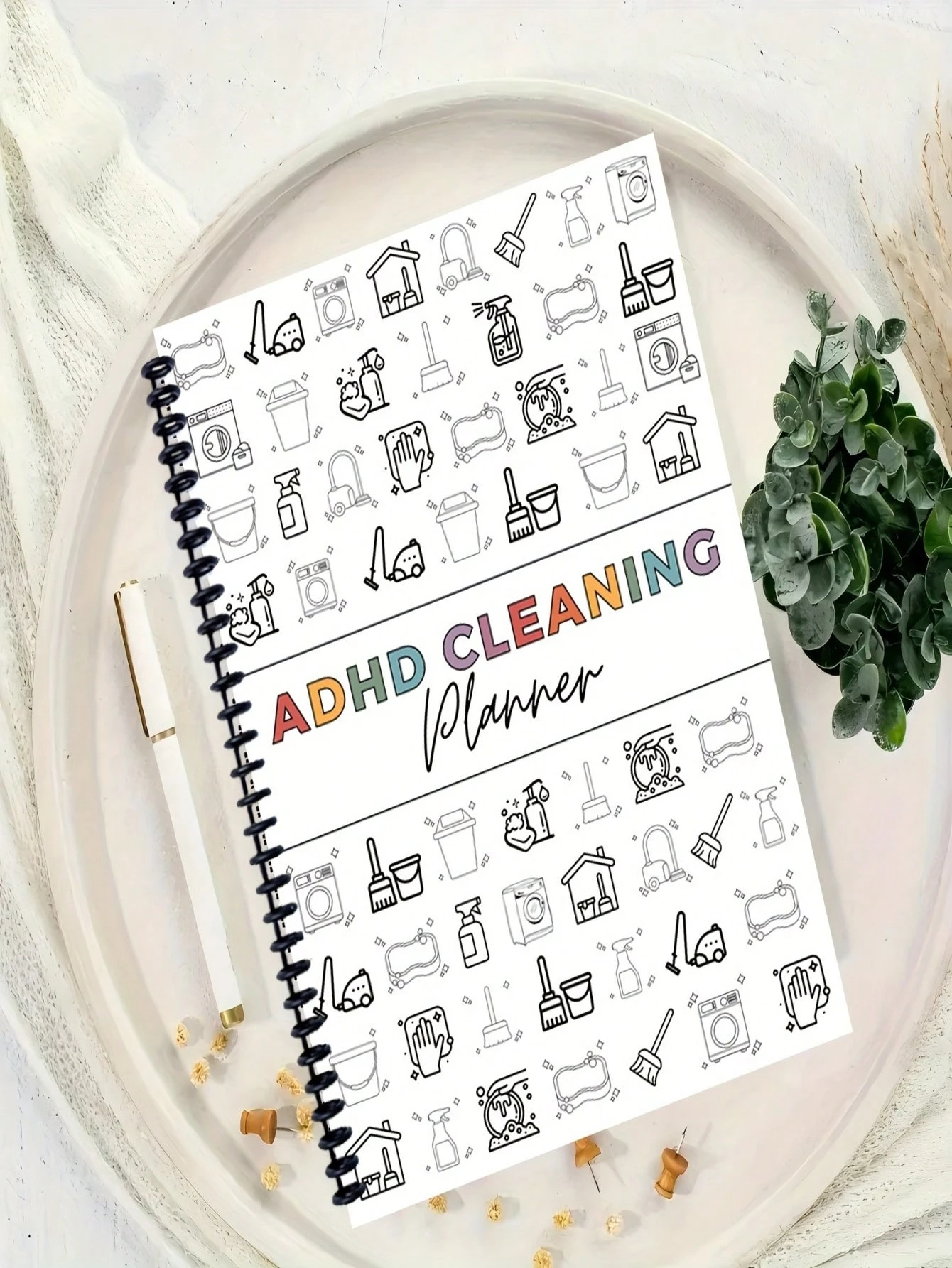 BUBU Planificador 2025 Calendario De Limpieza Diaria, Tareas Del Hogar