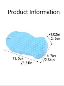 Sponge Bath Rub Fish Scale Patterned Three Dimensional Bath Sheep Bathing Without Hurting Your Skin Painless Bath Scrubbing, Bath Scrubbing Sponge Powerful Mud Scrubbing Bath Towe Bath Towel Without Hurting Your Skin.