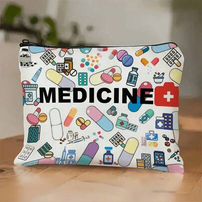 New Frosted Polyester Wabi-Sabi Home Bag In Bag Simple Cosmetics Storage Bag For Business Trips