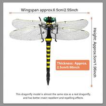 Simulation Dragonfly, Dragonfly Repellent, Animal Model, Natural Enemy Of Small Flying Pests, Suitable For Camping, Clothing, Indoor Decoration And Outdoor. - Multicolor - View 3