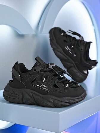 夏季新款透气休闲鞋、跑步鞋、厚底运动鞋、青少年运动鞋