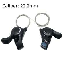 1 par de desviadores de bicicleta, accesorios de cambio de marcha delantero y trasero de 7/21 velocidades para bicicleta de montaña