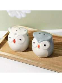 1pcsCartoon Owl Two-Color Seasoning Jar - Suit - View 5