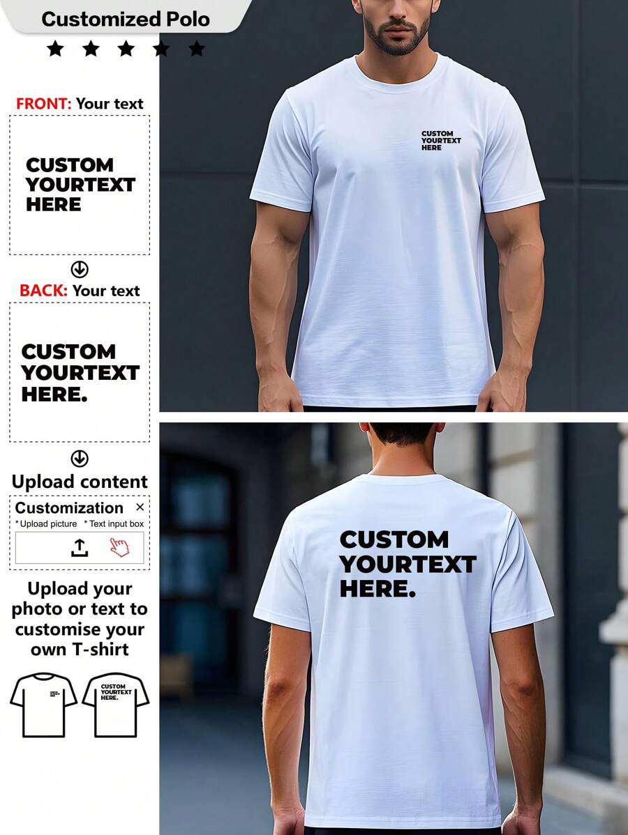 Custom Personalized T-Shirt, Men's Sport T-Shirt, Breathable, Christmas Gift, - Add Pictures (Girlfriend, Wife) To Design Your Own Personalized Printed T-Shirt,Stylish,Fashion,Hipster,Casual,Minimal Chic,Personalized,Customized,Custom,Unique,Guy Costumes,Capsule Wardrobe,Men Basic/Street Style,Ideal Gifts For Him,Boyfriend,Family,Friends,For Birthdays,For Vacation/Holiday,For School/Competition,For Sports/Climbing