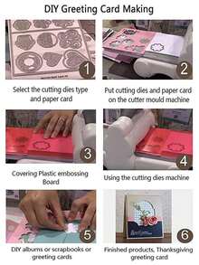 1PC Leaves Metal Cutting Dies Card-Making Cut Die Mold Scrapbook Paper Craft Knife Mould Blade Punch Stencils Dies, DIY Materials Eid Al-Adha Mubarak - Silver - View 6