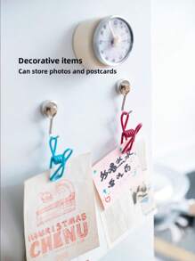 5/10/20 Pieces Creative Clips - Highly Aesthetic Rust-Proof Clips For Clothes Drying, Photos, Bookmarks, Calendars, Snack Bags, Children's Wall Decor Clips (Multi-Color)