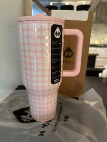 hydrojug Limited Edition Traveler 32oz/40oz Water Bottle With Handle & Flip Straw - Fits In Cup Holder, Leak Resistant Tumbler-Reusable Insulated Stainless Steel - Gifts For Women & Men