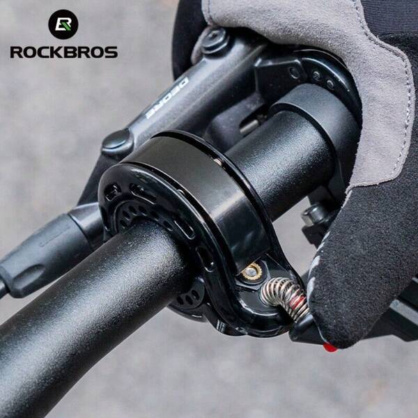 ROCKBROS 自行车车铃 隐藏式设计 时尚前卫 户外骑行 响亮 快速安装 多色