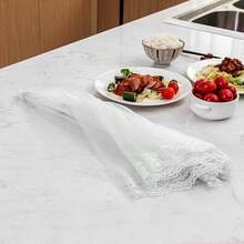 1pc Mesh Food Cover, Large And Tall Dense Plate, Tent, Reusable Foldable Umbrella, Suitable For Outdoor, Party, Picnic, BBQ - White - View 6