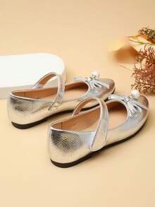 1 Paar Mädchen Ballerinas mit spitzer Zehenkappe, geeignet für den täglichen Gebrauch, Hochzeit, Party, Aufführungen, Lässig Kleidung, Mary Jane Ballerinas