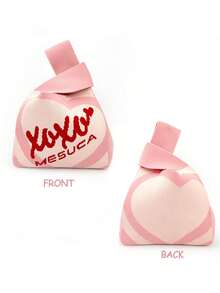 Romantic XOXO Handbag, Heart Pattern Tote Bag, Crossbody Bag, Suitable For Everyday Use, Suitable As A Gift - Pink - View 2