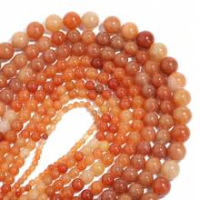 1pc Red Agate Beaded Strand, Size: 4/6/8/10/12mm