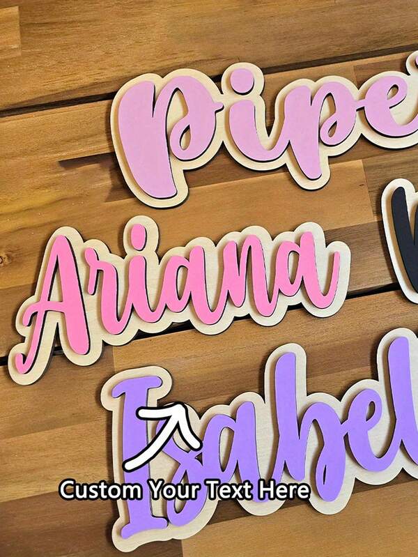 Artistic Word Pendant Custom Alphabet Wooden Home Decoration Tools Are Suitable For Small Gifts For Friends. Customized Special Gifts Can Be Placed On The Bedside Wall With Warm Small Objects.