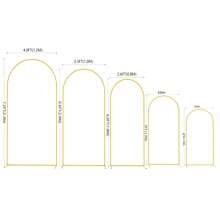 7.2FT Wedding Arch Backdrop Stand, Square Arch Gold Metal Arch Backdrop Stand For Wedding Ceremony Birthday Party Bridal Photo Booth Garden Floral Balloon Arch Decoration Halloween Christmas Decor