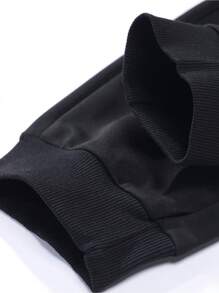 4-Pack Men's Solid Sweatpants Set - Comfortable Drawstring Waist, Multiple Pockets, Regular Fit, Cuffed, Spring, Autumn, Running, Daily Outerwear, And Casual Wear