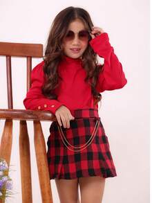 Young Girls Sets - 紅色 - 查看 1