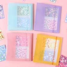 25 pièces Album porte-cartes style coréen Gukka, étui transparent, album photo à feuilles mobiles, livre de rangement pour cartes postales et autocollants, organisateur de planner étudiant, retour à l'école, fournitures scolaires