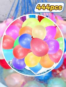666 个水球快速填充套装，夏季泼水趣味水上派对游戏，家庭户外泳池水上玩具，户外户外水上玩具，朋友，夏日乐趣，泳池，生日派对，泳池日，生日气球 - 彩色 - 查看 12