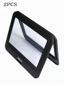 1/2pcs Badge Holder With Double-Sided Windows Horizontal Hard Plastic Case Black Card Protector Pouch Suitable For Office School ID Credit Cards Proximity Key Cards Driver's Licenses And Passes,School Supplies,Back To School - Multicolor - View 12