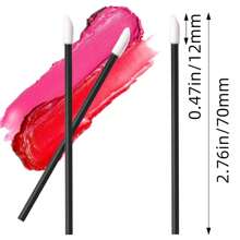 50-1000pcsPieces Lip Wands Lip Applicators Disposable Lip Brushes Lipstick Brush Lip Gloss Wands Lint Free Makeup Applicator Brush