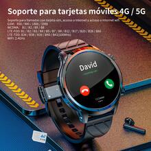 LOKMAT APPLLP 8 PRO 4g Smart Watch 1.85 HD Large Round Screen HD Camera Heart Rate Blood Oxygen Breathing Health Function Detection Can Insert 2G/3G/4G/5G Phone Card Support WiFi Internet Access APP Download Android System 8.1 Watch Support GPS / Beidou / Granus / AGPS / LBS / WIFI - Black - View 8