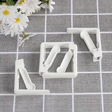 4pcs Plastic Tablecloth Clips - Adjustable Tablecloth Clamps, Fit Various Thickness, Sturdy Fixing, Suitable For Outdoor Camping, Garden, Home