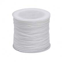 1pc/Lot 0.8mm 50M/Roll Nylon Cord Thread Chinese Knot Macrame Cord Bracelet Braided String DIY Tassels Beading Shamballa Thread - Jade Line - View 31