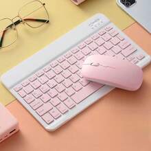 Combo Teclado e Mouse Bluetooth Blueconnect 5.2 Durável e Portátil Compatível com Multi-Dispositivos - Entrada do Brasil (127V) - Visão 9