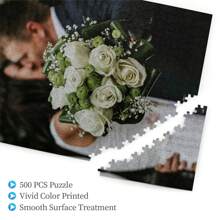 Customized Wooden Jigsaw Puzzle - Personalized Photo Puzzle, 300/500/1000 Pieces - Perfect Home Decor Gift For Family, Pet Owners, Birthday, Mother's Day, Anniversary