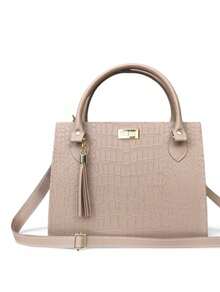 Women Tote Bags - 卡其色 - 查看 1