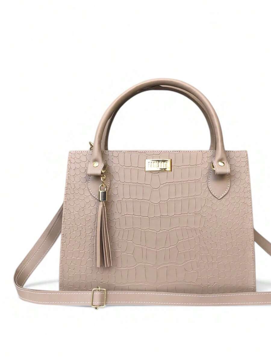 Women Tote Bags - 卡其色 - 查看 1