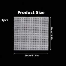 Sewing Plastic Canvas Sheets White Mesh Sheets For DIY Embroidered Woven Crafts