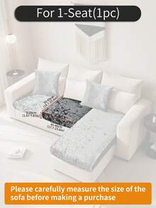 1 件金丝绒沙发座垫套，现代简约风格沙发保护垫，防刮、防尘、可水洗，适用于客厅、卧室、书房、秋季装饰、秋季装饰、房间装饰 - 彩色 - 查看 14