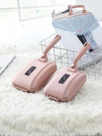 Dual Wheel Household Carpet Cleaning Brush,Carpet Cleaning Vacuum Cleaner, Multi-Function Fabric Sweeper, Multifunctional Clothes Lint Remover, Bed & Sofa Hair Dirt Cleaner, Table Top & Desk Debris Cleaning Helper