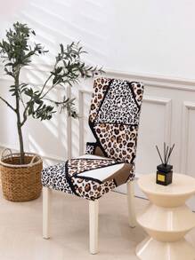 1 pezzo/4 pezzi di coprisedia, in materiale di seta di latte di stile, con stampa floreale elasticizzata antiscivolo, di colori diversi, set da uno/quattro pezzi, misura universale, per tutte le stagioni