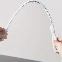 2/1 件柔性水槽和排水管清洁刷，下水道疏通毛发去除器，手动管道疏通器，适用于厕所、浴室、厨房 - 无需电力