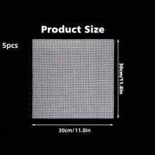 Sewing Plastic Canvas Sheets White Mesh Sheets For DIY Embroidered Woven Crafts