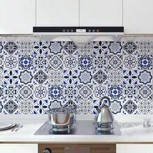 Bohemian Style Wallpaper, Multiple Specifications Of Detachable Contact Paper, Waterproof, Oil Resistant, Flame-Retardant, Suitable For Kitchen, Bathroom, Bedroom Backgrounds, Dormitory Wall Decoration, Vinyl Wallpaper, Decoration Stickers Peel Off Wall Panel Wallpaper, Spring Decoration Stickers Renew Your Home - Multicolor - View 25