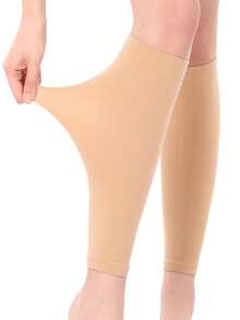 男女通用超薄护膝腿套，舒适保暖，一双装 - 彩色 - 查看 7