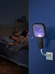 JMMO USB-betriebener Moskito-Swatter-Falle mit UV-Licht, tragbare Insekten-Schläger-Mückenvernichter-Lampe für Zuhause, Outdoor, Auto, Camping, Reise, Hotel - Schädlingsvertreiber