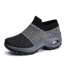 Zapatillas casuales de moda para mujer, zapatos deportivos cómodos de malla transpirable, zapatillas de amortiguación 'Pillow' para estudiantes, modelo 2025