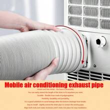 1.5/2M Portable Flexible Conditioner Exhaust Hose Tube 13/15cm Exhaust Pipe Hose Connector Interface For Mobile Air Conditioning