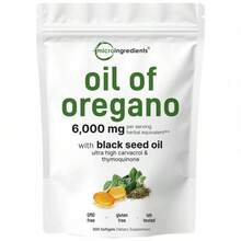 Top Grade  Oregano Black Seed Oil Blend - 300 Softgels - View 6