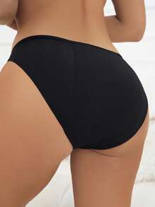 1pc Women Leak-Proof, 4-Layer Seamless Menstrual Period Underwear, High Waisted